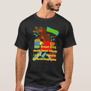 Camiseta Pet Funny Wiener Cão Ima Excelente Cão Canhão