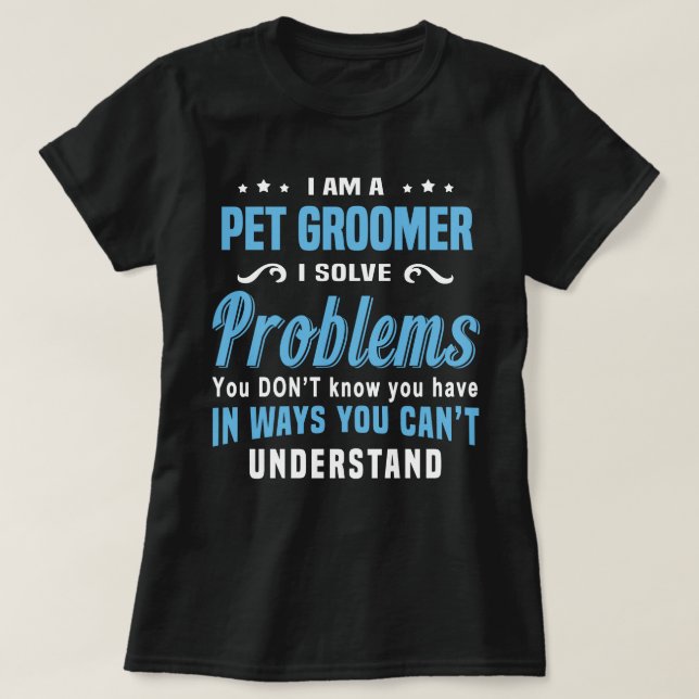 Camiseta Pet Groomer (Frente do Design)