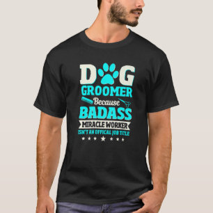 Camiseta Pet Groomer Furologista Emocionante Puppy Puppy Ar
