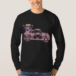 Camiseta Pet Lover Gift Idea Dia de os namorados Cat Jar Re