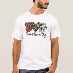 Camiseta Pet Lover - Sinal de Paz de Cães