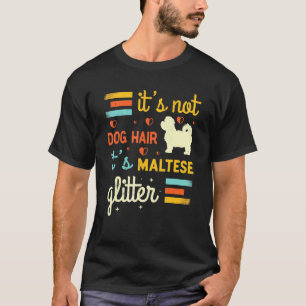 Camiseta Pet Maltês Cachorro Penteado Cachorro Pet Maltês