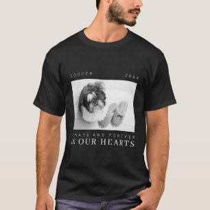 Camiseta Pet Memorial Cote Foto Simples Moderna Chic