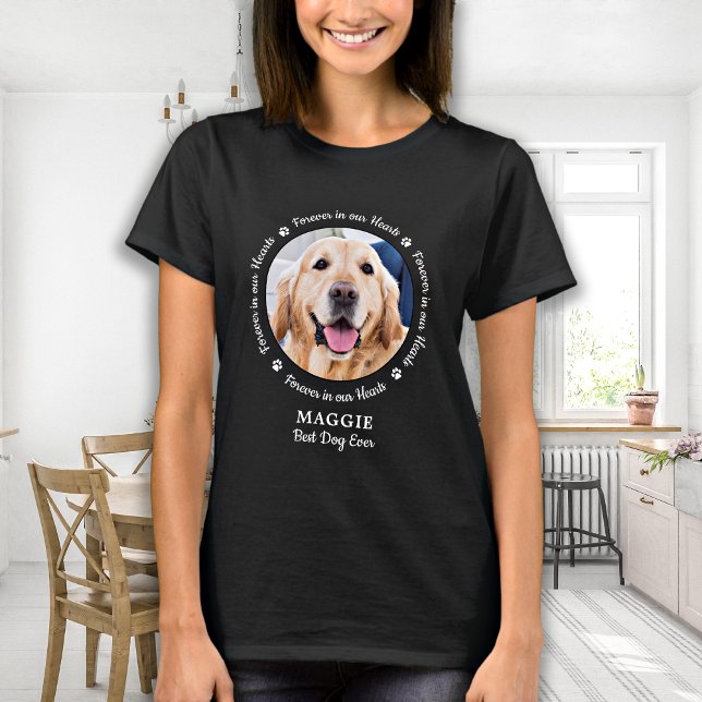 Camiseta Pet Memorial Pet Perde Guarda Foto Personalizada d (Criador carregado)