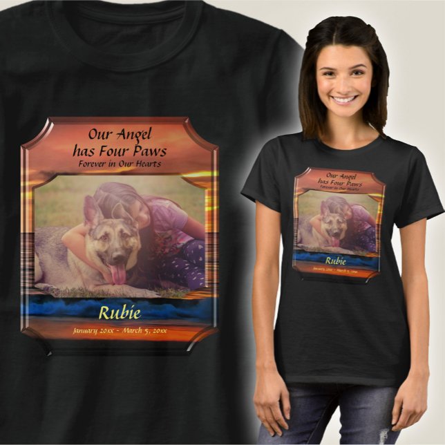Camiseta Pet Memorial Sunset 1577 (Criador carregado)