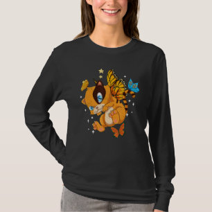 Camiseta Pet Owne Magical Butterfly Inseto Cute Animal Cat