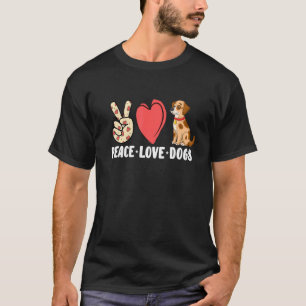 Camiseta Pet Owner Pet Dogs Peace Love