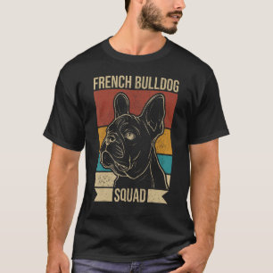 Camiseta Pet Owner Retro Animal Bulldog Squad