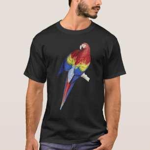 Camiseta Pet Owt Scarlet Macaw Dono do Pet Presente Scarlet