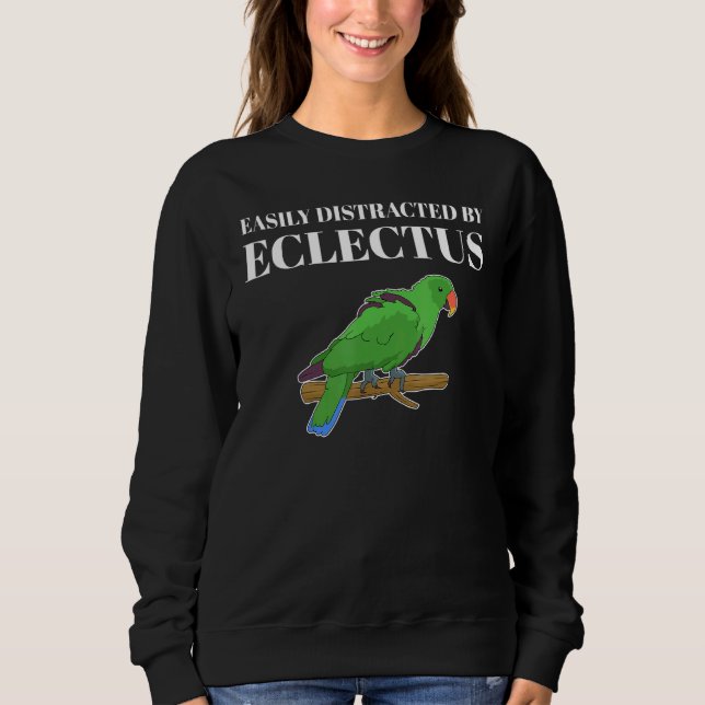 Camiseta Pet Parrot Owner facilmente distraído por Eclectus (Frente)