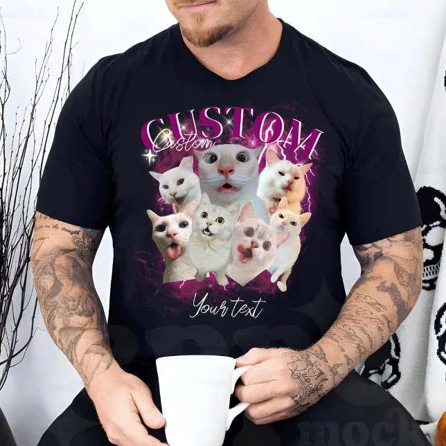 Camiseta Pet Personalizado, Pet Bootleg Gráfico Retroativo  (Criador carregado)