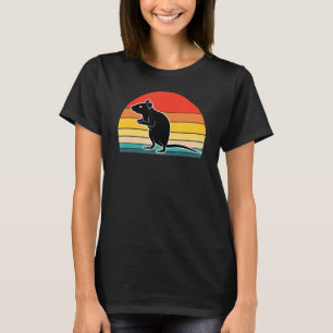 Camiseta Pet Rat Retro Vintage Sunset