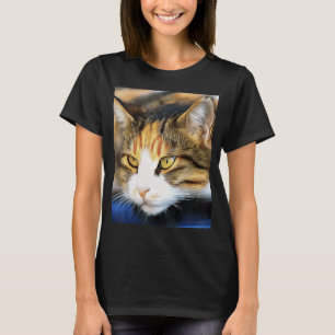 Camiseta Pet Realista Realista Pet Realista de Calico Olhad