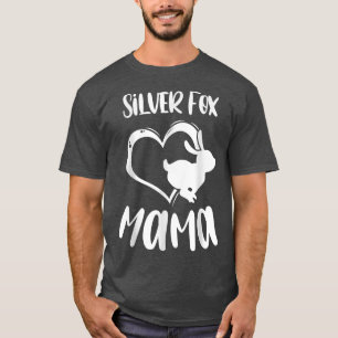 Camiseta Pet Silver Fox Mama Proprietária do Coelho Mãe Men