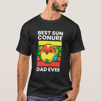 Camiseta Pet Sun Conure Melhor Pai Sun Conure Nunca