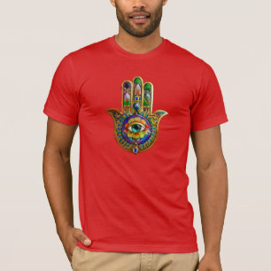 Camiseta Petais De Flores Coloridas Turquesa De Terceiro Ol
