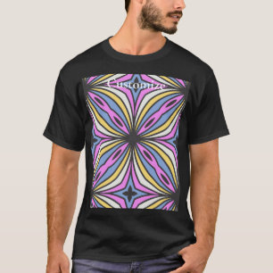 Camiseta Pétalas de Flor Coloridas Thunder_Cove