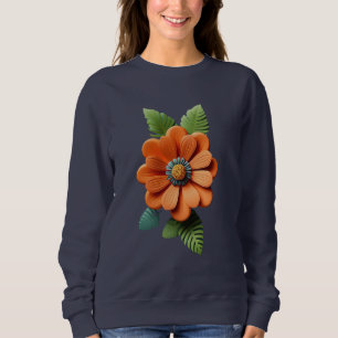 Camiseta Pétalas de Flor de Ember do Amanhecer Flor de Fogo