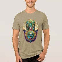 Pétalas Douradas Violeta Verde Hamsa Turquesa Terc