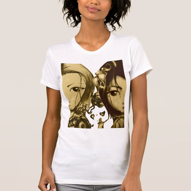 Camiseta Pétalas e abelha de rainha (Frente)