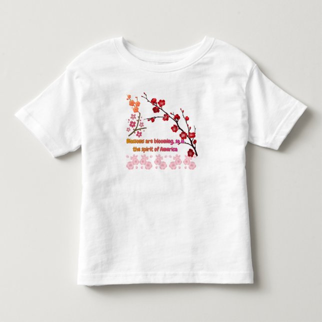 Camiseta Pétalas em Harmonia Rosa (Frente)