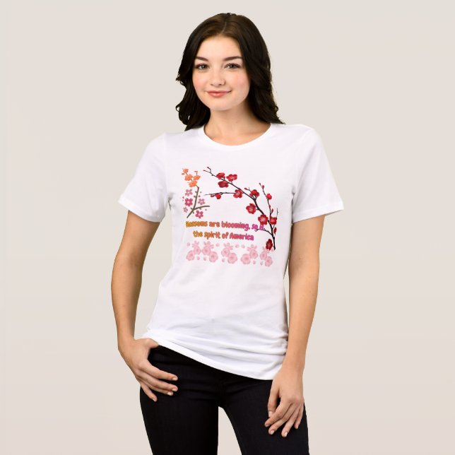 Camiseta Petals in Pink Harmony (Frente Completa)
