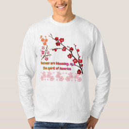 Camiseta Petals in Pink Harmony white