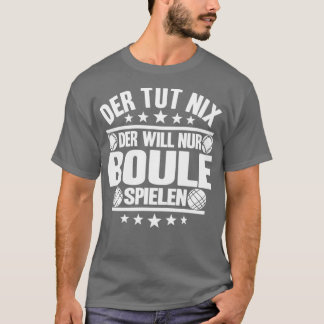 Camiseta Petanque Bocce Boule Player Gift Ball Funny Retro