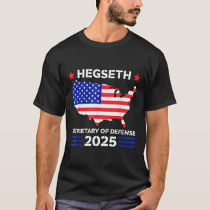 Camiseta Pete Hegseth Secretário Da Defesa 2025 Trump Pick