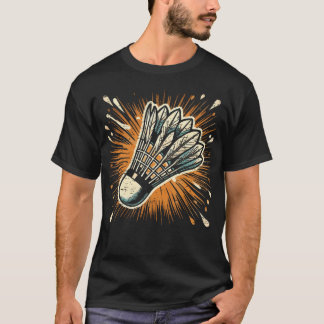 Camiseta Peteca de Badminton Splash Art