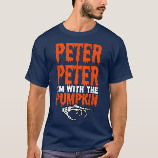 Camiseta Peter, estou com o Coupl de Figurino de Halloween 