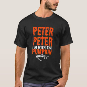 Camiseta Peter, estou com o Coupl de Figurino de Halloween