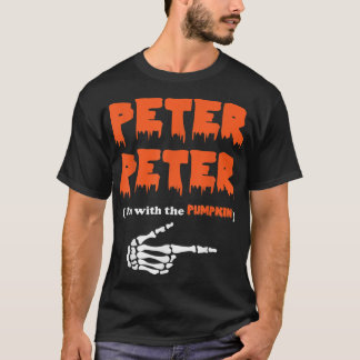 Camiseta Peter, eu estou com a abóbora, fantasia de Hallowe