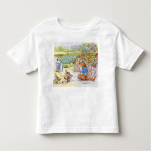 Camiseta Peter o Coelho Tumbling no Vegie Patch