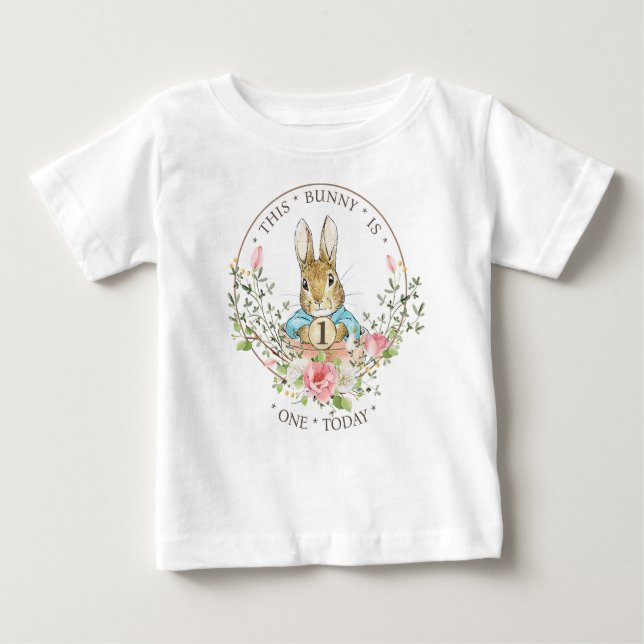 Camiseta "Peter o Rabbit Birthday Boy" (Frente)