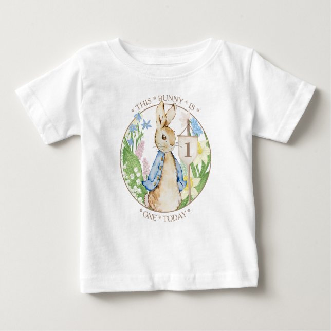 Camiseta "Peter o Rabbit Birthday Boy" (Frente)