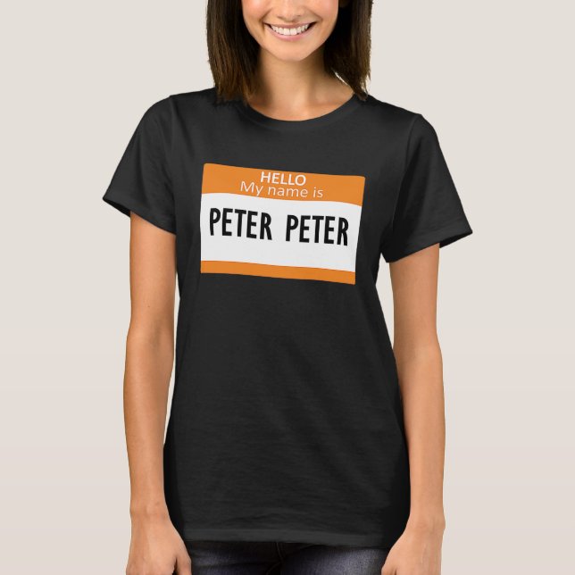 Camiseta Peter Peter Pumpkin Eater  Halloween couples costu (Frente)