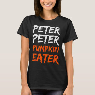 Camiseta Peter Pumpkin Costume Comer Halloween