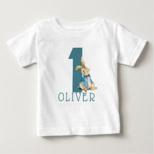 Camiseta Peter Rabbit Boy Primeiro Aniversário