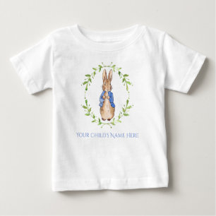 Camiseta Peter Rabbit com Personalização do Nome da Criança