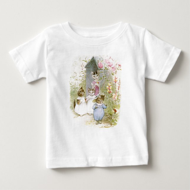 Camiseta Peter Rabbit (gatos) (Frente)