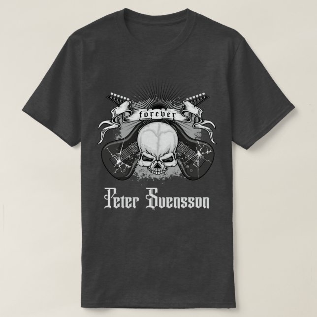 Camiseta peter svensson guitaris para sempre (Frente do Design)