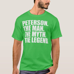 Camiseta Peterson Nome da família Peterson sobrenome Pe
