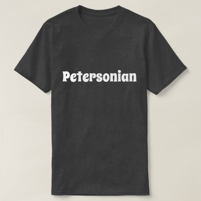 Camiseta Petersonian (Frente do Design)
