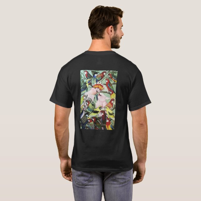 Camiseta Pete's Parrots - edição de Nativos (Parte Traseira Completa)