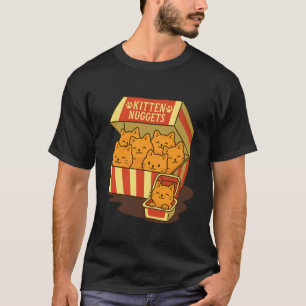 Camiseta Petiscos Para Gatinho Comida Divertida Para Gato