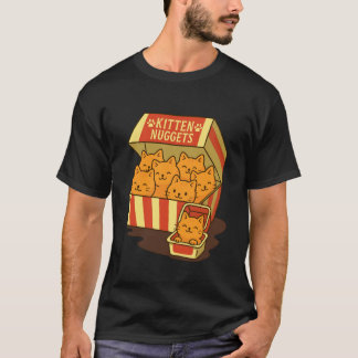 Camiseta Petiscos Para Gatinho Comida Divertida Para Gato