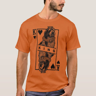 Camiseta Petit Basset Griffon Vendeen King Of Hearts PBGV D