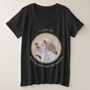 Camiseta Petit Basset Griffon Vendéen Painting - Arte Canin
