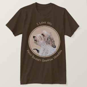 Camiseta Petit Basset Griffon Vendéen Painting - Arte Canin